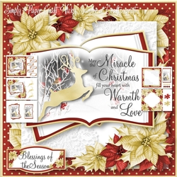 Red and Gold Silhouette Open Book 2