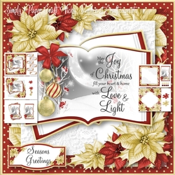 Red and Gold Silhouette Open Book 4