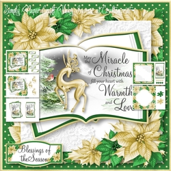 Green and Gold Silhouette Open Book 3