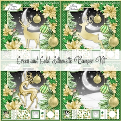 Green and Gold Silhouette Bumper Kit