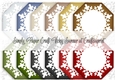 Christmas 5 Snowflake Topper