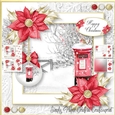 Framed a Touch of Red Christmas 1