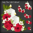 Festive Candles PNG and JPG