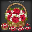 Festive Basket PNG and JPG