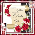 Birthday Floral Scroll