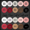 Winter Berries Buttons