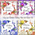 Roses and Butterflies Birthday Word Art Bumper Kit