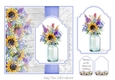 Mason Jar of Flowers 6