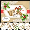 Vintage Puppy Christmas 3