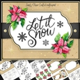 Christmas Word art 6x8 Mini Kit 5