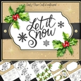 Christmas Word art 6x8 Mini Kit 6