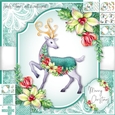 Reindeer Floral 1