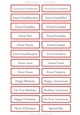Great Relatives Sentiment Sheet 16