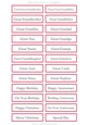 Great Relatives Sentiment Sheet 24