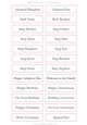 Adopted Step Family Sentiment Sheets 18