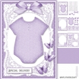 Lilac Baby Vest