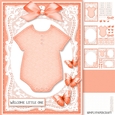 Peach Baby Vest