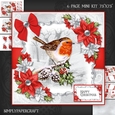 Robin and Poinsettias 5