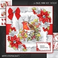 Robin and Poinsettias 6