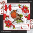 Robin and Poinsettias 7