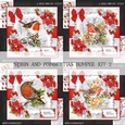 Robin and Poinsettias Bumper Kit 2