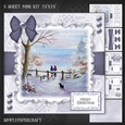 Winter Couple Walking Their Dog Mini Kit 2
