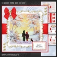 Winter Couple Walking Their Dog Mini Kit 4