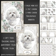 Bichon Frise Dog Portrait Christmas Mini Kit