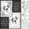 Dalmatian Dog Portrait Christmas Mini Kit
