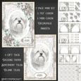 Ihasa Apso Dog Portrait Christmas Mini Kit