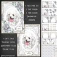 Poodle Dog Portrait Christmas Mini Kit