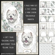 Westie Dog Portrait Christmas Mini Kit