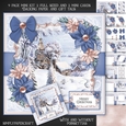 Snow Landscape and Poinsettias Mini Kit 2