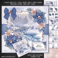 Snow Landscape and Poinsettias Mini Kit 4