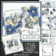 A Winter Story Blue Birds Open Book Mini Kit