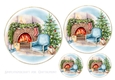 A Fireside Christmas Toppers