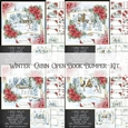 Winter Cabin Open Book Bumper Kit