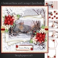 Christmas Horse and Carriage Open Book 4