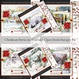 Christmas Horse and Carriage Open Book Bumper Kit