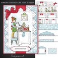 Cookies for Santa Girl with Red Hair Mini Kit
