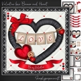 Valentine Love Banner and Heart Mini Kit