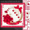 Valentine Hoop and Multi Hearts Mini Kit