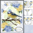 Lace and Roses Blue Tit Mini Kit