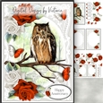 Lace and Roses Brown Owl Mini Kit