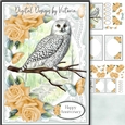 Lace and Roses Snowy Owl Mini Kit