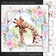 Mother and Baby Giraffe Mini Kit