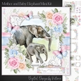 Mother and Baby Elephant Mini Kit