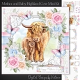 Mother and Baby Highland Cow Mini Kit