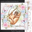 Mother and Baby Sloth Mini Kit