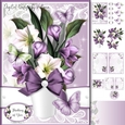 Beautiful Vase of Flowers 7x5 Mini Kit 4
